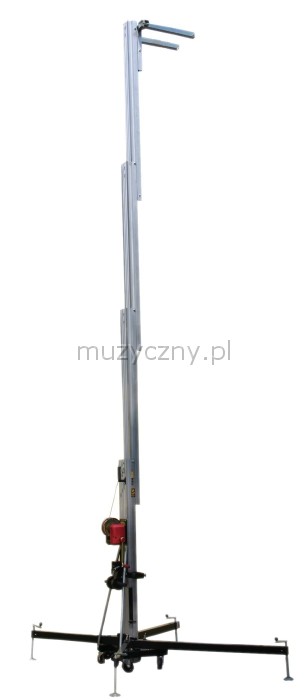 Fantek T 117 statyw - winda, srebrny, 6,1m/250kg