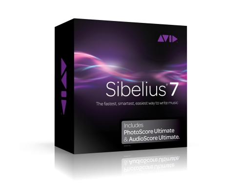 Sibelius 7 Photo|Audio program do edycji nut + program PhotoScore Ultimate 7 + program AudioScore Ultimate 7