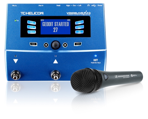 TC Helicon VoiceLive Play Bundle procesor wokalowy / gitarowy z mikrofonem Sennheiser