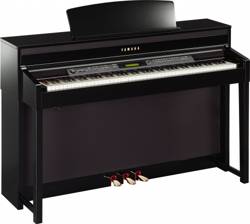 Yamaha CLP 480 PE Clavinova pianino cyfrowe (kolor: polished ebony/czarny poysk)