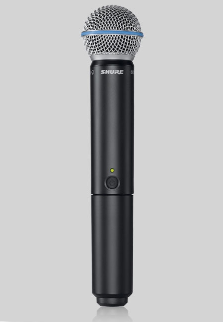 Shure BLX2/B58 nadajnik ″do rki″ z mikrofonem Beta 58 do zestaww bezprzewodowych z serii PG, SM, BETA Wireless