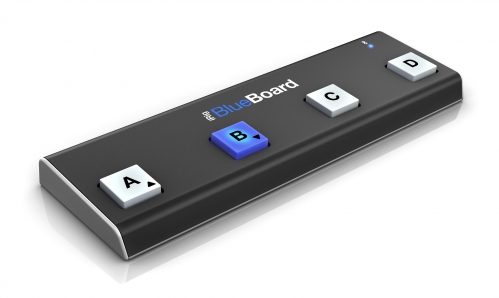 IK Multimedia iRig Blue Board bezprzewodowy, podogowy kontroler dla iPhone, iPad oraz Mac