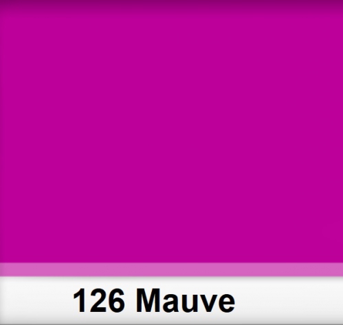 Lee 126 Mauve filtr barwny folia - arkusz 50 x 60 cm