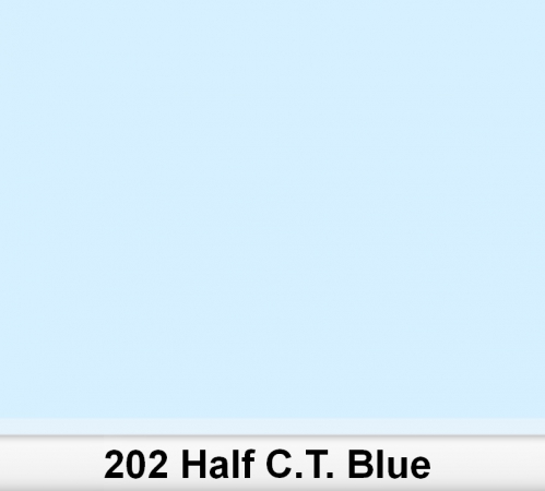 Lee 202 Half C.T.Blue 1/2 filtr barwny folia - arkusz 50 x 60 cm