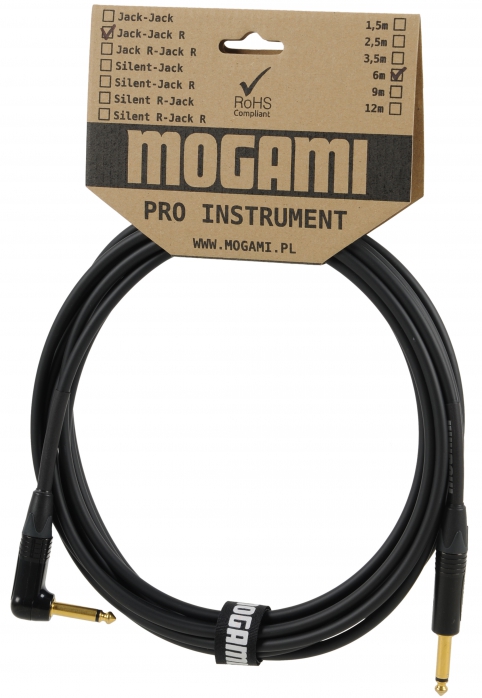 Mogami Pro Instrument PISR6 kabel instrumentalny 6m jack/jack ktowy