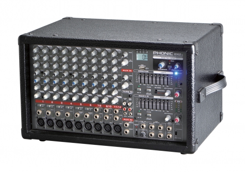 Phonic PowerPod 1062R powermixer 2x375/4, recorder USB - cena