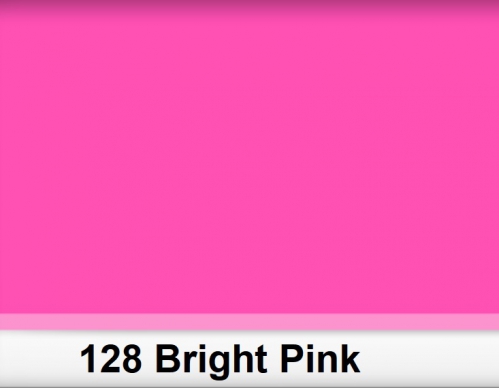 Lee 128 Bright Pink filtr barwny folia - arkusz 50 x 60 cm