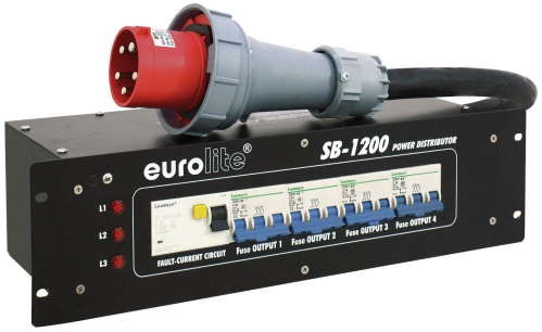 Eurolite SB-1200  rozdzielnia prdu 3-fazowego SB-1200 63 A