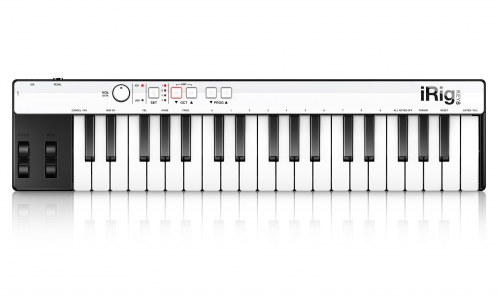 ■IK Multimedia iRigKEYS w/Lightning IK Multimedia iRig KEYS Lightning klawiatura sterująca ze
