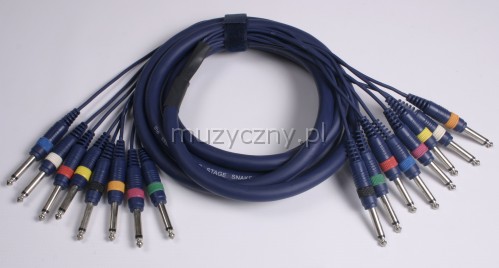 Sssnake MPP8030 kabel 8 x jack 3m