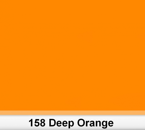 Lee 158 Deep Orange filtr barwny folia - arkusz 50 x 60 cm