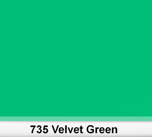Lee 735 Velvet Green filtr barwny folia - arkusz 50 x 60 cm