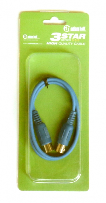 Adam Hall K3 MIDI 0075 BLU kabel MIDI 0,75m (niebieski)