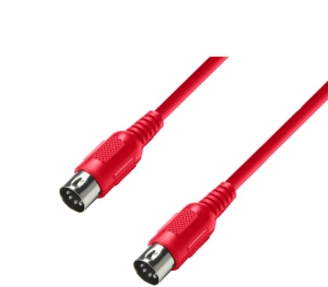 Adam Hall K3 MIDI 0075 RED kabel MIDI 0,75m (czerwony)