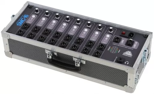 Pinanson PT12436 press spliter aktywny 1:16 w walizce, 8 grup po 2 wyjścia, regulacja poziomu w grupie, odsłuch grupy, selektywny wskaźnik poziomu Pinanson PT12436 press spliter aktywny 1:16 w walizce, 8 grup po 2 wyjścia, regulacja poziomu w grupie, odsłuch grupy, selektywny wskaźnik poziomu