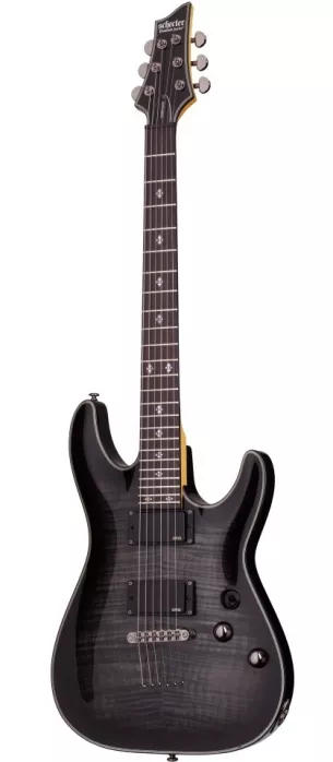 ギター SCHECTER Diamond series DAMIEN ELITE Schecter Damien Elite 6 Trans Black Burst gitara elektryczna