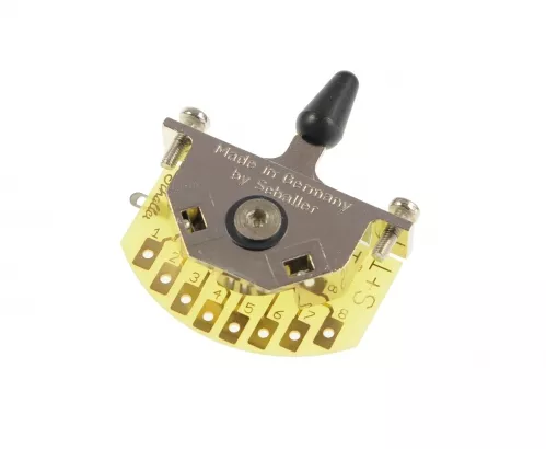 Schaller 901332 przełącznik 5-pozycyjny Megaswitch dla Stratocaster Schaller 901332 przełącznik 5-pozycyjny Megaswitch dla Stratocaster