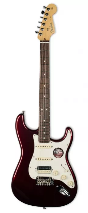 Fender American Stratocaster HSS Shaw RW Bordeaux Metallic, podstrunnica palisandrowa Fender American Stratocaster HSS Shaw RW Bordeaux Metallic, podstrunnica palisandrowa