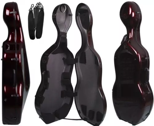Gewa PS353.122 CS05 futerał do wiolonczeli ABS-Carbon, kolor: czerwony Gewa PS353.122 CS05 futerał do wiolonczeli ABS-Carbon, kolor: czerwony