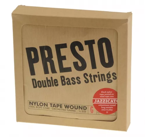 Presto Jazzicato struny kontrabasowe black nylon 3/4 Presto Jazzicato struny kontrabasowe black nylon 3/4
