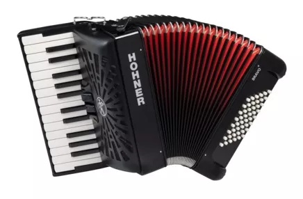 Hohner Bravo II 48 akordeon (czarny) Hohner Bravo II 48 akordeon (czarny)