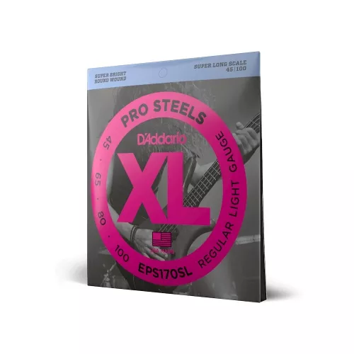 D′Addario EPS 170 Pro Steels Super Long Scale struny do gitary basowej 45-100 D′Addario EPS 170 Pro Steels Super Long Scale struny do gitary basowej 45-100