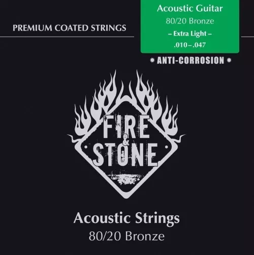 Gewa 665550 Fire&Stone Phosphor Bronze struny do gitary akustycznej 10-47 Gewa 665550 Fire&Stone Phosphor Bronze struny do gitary akustycznej 10-47