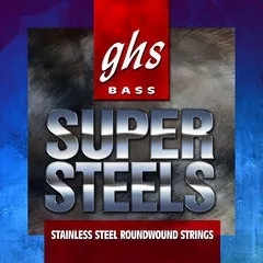 GHS Super Steels struny do gitary basowej, 4-str. Custom Medium Light, .045-.105 GHS Super Steels struny do gitary basowej, 4-str. Custom Medium Light, .045-.105