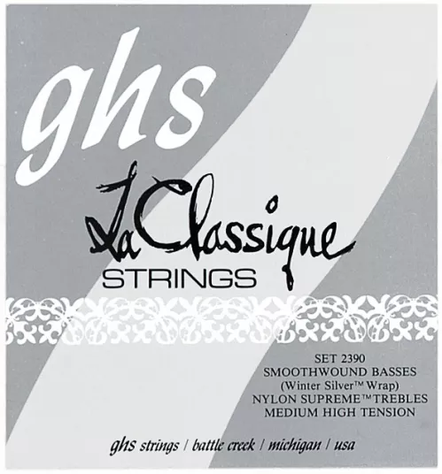 GHS La Classique struny do gitary klasycznej, Tie-On, High Tension GHS La Classique struny do gitary klasycznej, Tie-On, High Tension