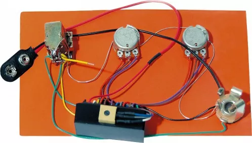 Bartolini HR-2.3AP/918 - Pre-Wired Active/Passive Preamp, 2-Band EQ Bartolini HR-2.3AP/918 - Pre-Wired Active/Passive Preamp, 2-Band EQ