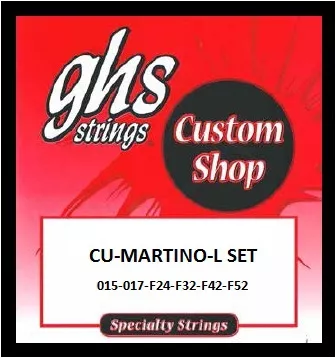 GHS Custom Shop - Pat Martino Signature Flatwounds struny do gitary elektrycznej, Medium, .015-.052 GHS Custom Shop - Pat Martino Signature Flatwounds struny do gitary elektrycznej, Medium, .015-.052