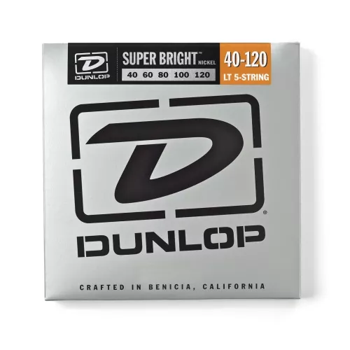 Dunlop Bass Super Bright 5 Nickel 040-120 Dunlop Bass Super Bright 5 Nickel 040-120