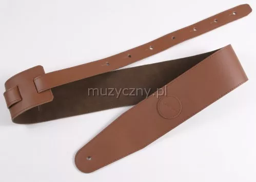Akmuz PES-81 pasek gitarowy skórzany, brązowy Akmuz PES-81 pasek gitarowy skórzany, brązowy