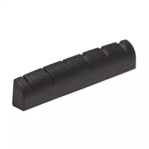 Graphtech Black TUSQ XL PT-6116-00 - Acoustic/Electric Guitar Nut, Flat, Slotted, 1 11/16 length siodełko do gitary Graphtech Black TUSQ XL PT-6116-00 - Acoustic/Electric Guitar Nut, Flat, Slotted, 1 11/16 length siodełko do gitary