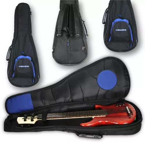 Kala Deluxe Bag, Solid Body U-Bass, Blue Logo pokrowiec Kala Deluxe Bag, Solid Body U-Bass, Blue Logo pokrowiec