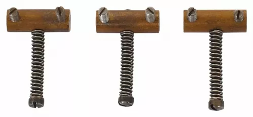 Seymour Duncan ANT 50BNS Antiquity Tele Saddles replika siodełek strun mostka ′52/′53 do gitary elektrycznej typu Tele Seymour Duncan ANT 50BNS Antiquity Tele Saddles replika siodełek strun mostka ′52/′53 do gitary elektrycznej typu Tele