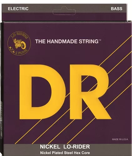 DR NICKEL LO-RIDER - struny do gitary basowej, 6-String, Medium, .030-.125 DR NICKEL LO-RIDER - struny do gitary basowej, 6-String, Medium, .030-.125