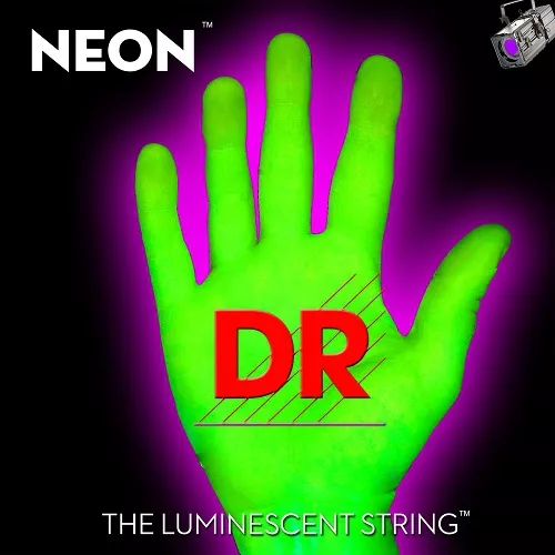 DR NEON Hi-Def Green - struny do gitary basowej, 6-String, Medium, .030-.125 DR NEON Hi-Def Green - struny do gitary basowej, 6-String, Medium, .030-.125