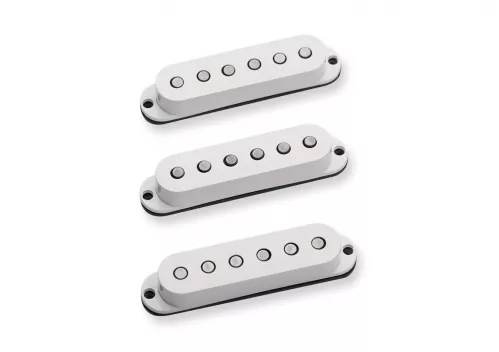 Seymour Duncan SSL 3S CAL Hot Strat Calibrated Pickup Set, przetworniki do gitary elektrycznej, obudowa biała Seymour Duncan SSL 3S CAL Hot Strat Calibrated Pickup Set, przetworniki do gitary elektrycznej, obudowa biała