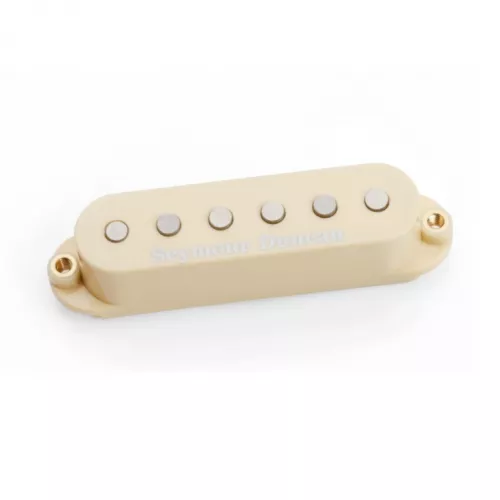 Seymour Duncan STK S9B CRE Hot Stack Plus Strat, przetwornik do gitary elektrycznej do montażu przy mostku, kolor kremowy Seymour Duncan STK S9B CRE Hot Stack Plus Strat, przetwornik do gitary elektrycznej do montażu przy mostku, kolor kremowy