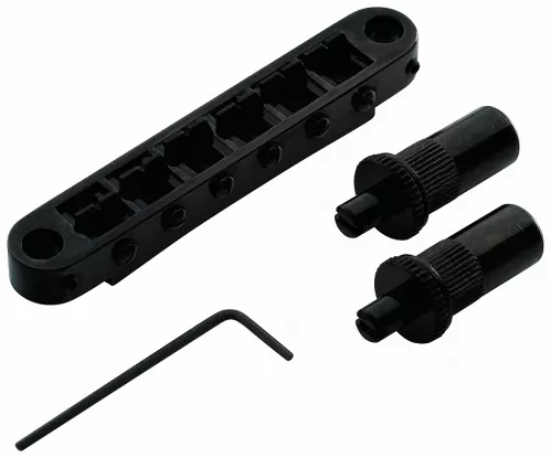TonePros T3BT-B - Tune-o-matic Bridge, mostek do gitary, czarny TonePros T3BT-B - Tune-o-matic Bridge, mostek do gitary, czarny