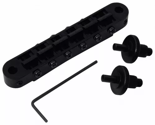 TonePros T3BP-B - Tune-o-matic Bridge, mostek do gitary, czarny TonePros T3BP-B - Tune-o-matic Bridge, mostek do gitary, czarny