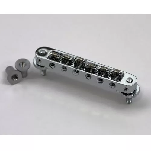TonePros TP6R-C - Tune-o-matic Bridge, Roller Saddles, mostek do gitary, chromowany TonePros TP6R-C - Tune-o-matic Bridge, Roller Saddles, mostek do gitary, chromowany