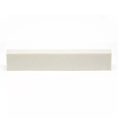 Graphtech LQ-4025-10 - Stringed Instruments Nut, Flat, Blank Slab, 1/4 thick, surowy blok TUSQ o grubości 6,35 mm do produkcji siodełek i innych części Graphtech LQ-4025-10 - Stringed Instruments Nut, Flat, Blank Slab, 1/4 thick, surowy blok TUSQ o grubości 6,35 mm do produkcji siodełek i innych części