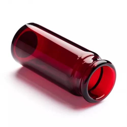 Dunlop RWS11 Rev Willy Blues Bottle Mo-Jo Slide Medium, Glass, Red Dunlop RWS11 Rev Willy Blues Bottle Mo-Jo Slide Medium, Glass, Red
