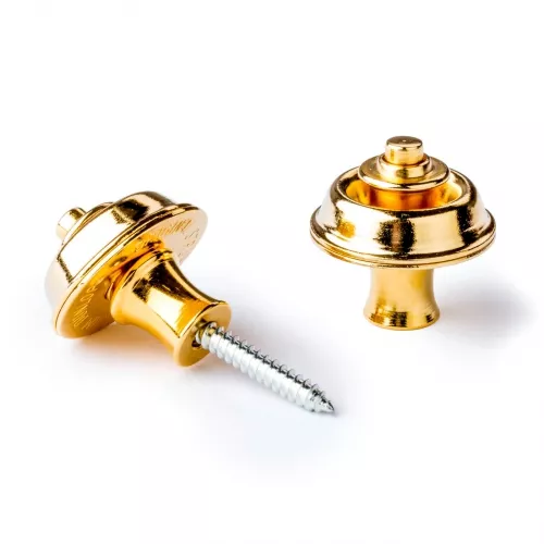 Dunlop Straplok - Original Strap Retainer System, 1 Set, gold Dunlop Straplok - Original Strap Retainer System, 1 Set, gold