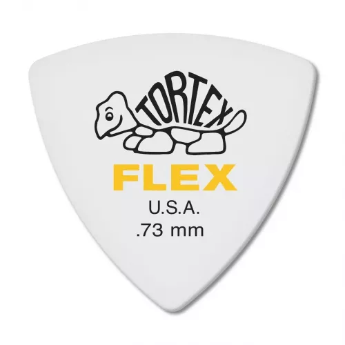 Dunlop Tortex Flex Triangle Pick, kostka gitarowa 0.73 mm Dunlop Tortex Flex Triangle Pick, kostka gitarowa 0.73 mm