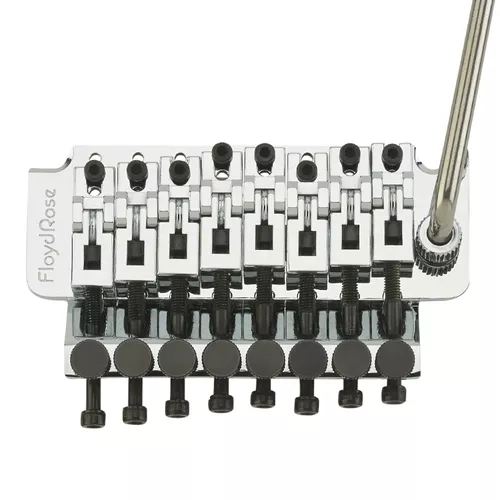 Floyd Rose 8-String Tremolo System chrome mostek do gitary Floyd Rose 8-String Tremolo System chrome mostek do gitary