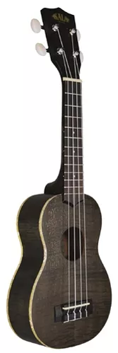 Kala Exotic Mahogany Ply Soprano Ukulele Black ukulele sopranowe + pokrowiec Kala Exotic Mahogany Ply Soprano Ukulele Black ukulele sopranowe + pokrowiec