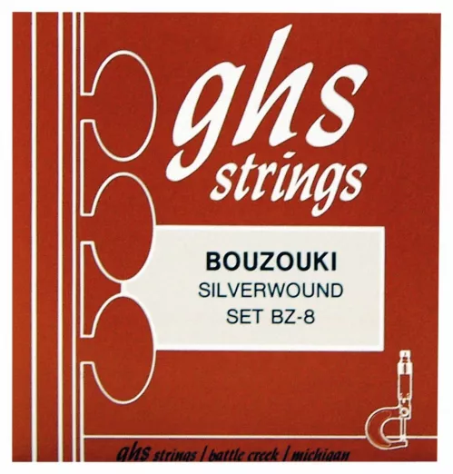 GHS struny do bouzuki, Loop End, Silverwound, .011-.028 GHS struny do bouzuki, Loop End, Silverwound, .011-.028